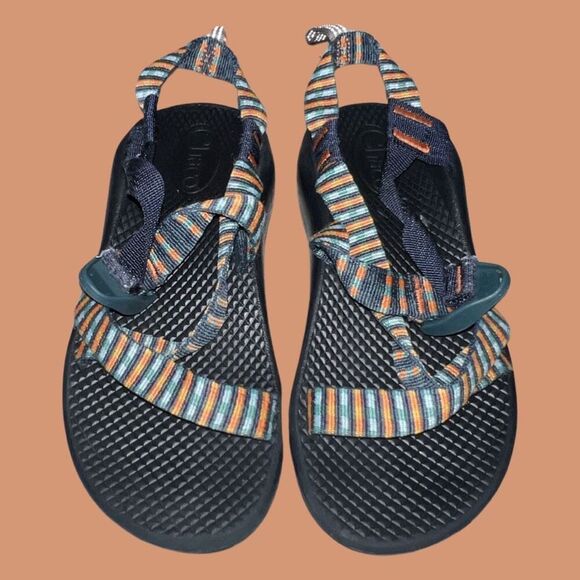 Chaco Kids Sandals ZX1 Tarten Strap Hiking Shoe Size 2 - Picture 2 of 6